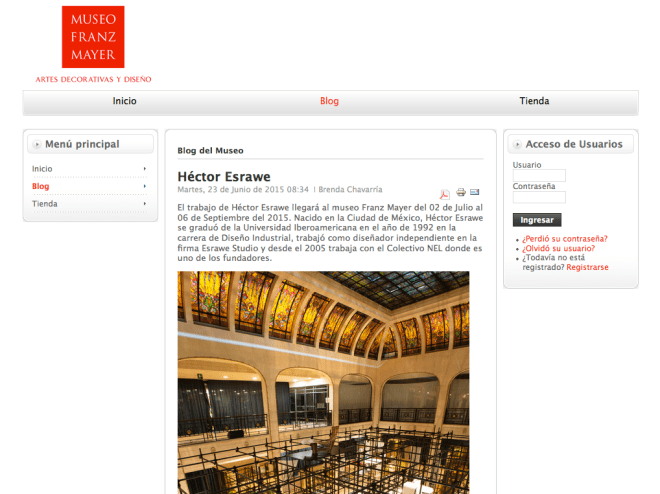 Blog Museo Franz Mayer